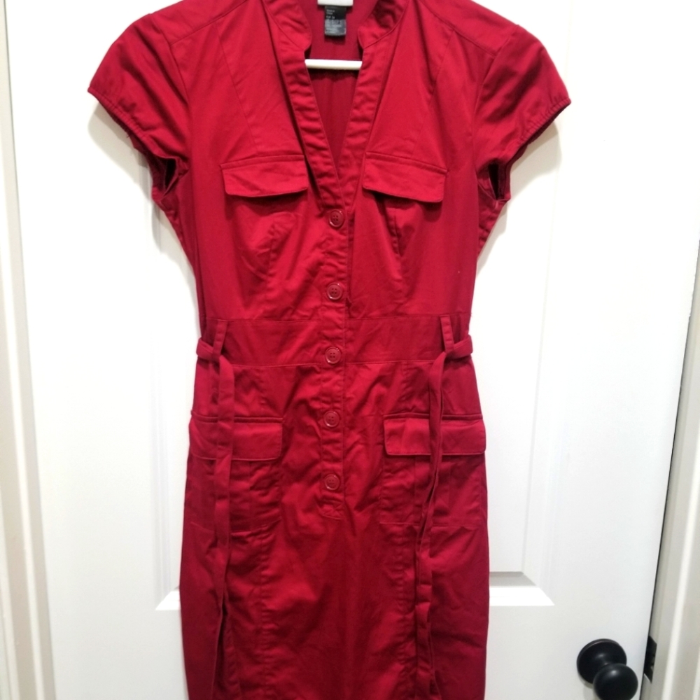 H&M Button Down Dress Size 4